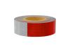 Conspicuity tape - 7" white / 11" red - 2" W x 150 ft L - 5-year warranty